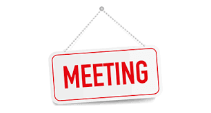 Meeting sign image