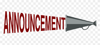 announcement